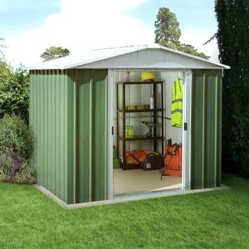 8' x 7' Yardmaster Green 87GEYZ Metal Shed