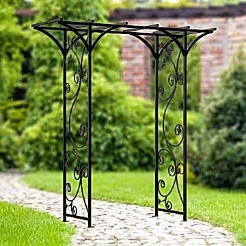 Panacea Vines Metal Garden Arch 6'9 x 6'3 