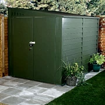 8'8 x 6' (2.65x1.83m) Trimetals Titan 960 Pent Metal Shed