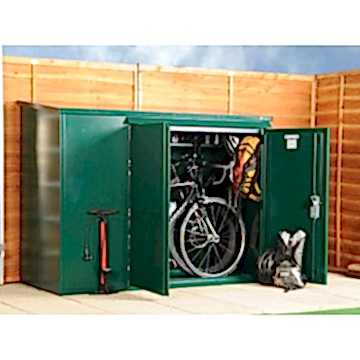 6' x 3' Asgard Addition Premium Metal Bike Shed (1.8m x 0.9m)