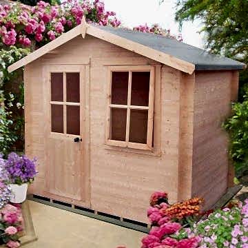 Shire Avesbury 2.5m x 1.8m Log Cabin Summerhouse (19mm) 