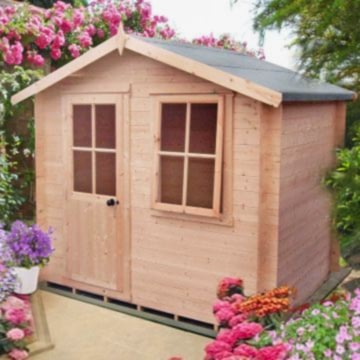 Shire Avesbury 2.5m x 2.4m Log Cabin Summerhouse (19mm) 