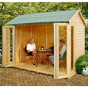 10x8 Shire Blenheim Summerhouse 