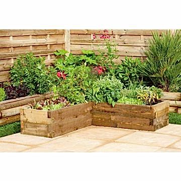 Grow-Plus Caledonian Corner Raised Bed 
