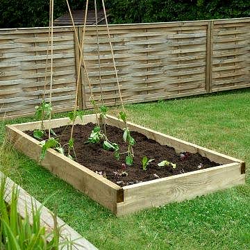 Forest Caledonian Large Raised Bed 3' x 6' (0.9m x 1.8m) 