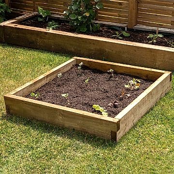 Forest Caledonian Small Raised Bed 3' x 3' (0.9m x 0.9m) 