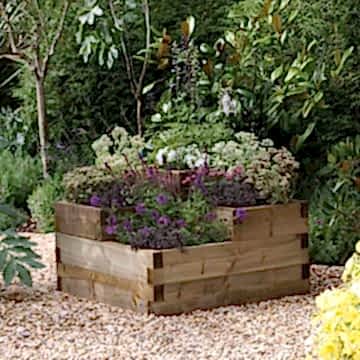 Forest Caledonian Tiered Raised Bed 