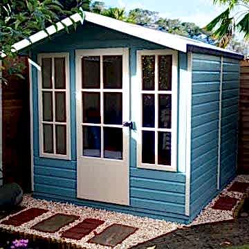 7'1 x 7'11 (2.2x2.4m) Shire Chatsworth Summerhouse 