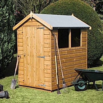 12' x 6' Traditional Standard Apex Wooden Garden Shed (3.66m x 1.83m) 