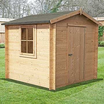 Shire Danbury 3.1m x 3m Log Cabin Shed (19mm) 