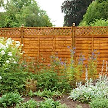 Forest Diamond Lattice Fence Topper 183 x 30cm 