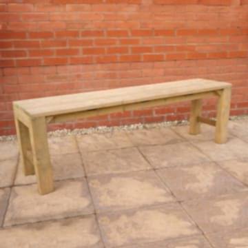 Forest Wooden Garden Dining Bench 5'2 x 1'2 (1.59m x 0.36m)