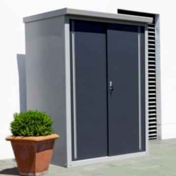 4'4 x 3'2 Trimetals Guardian D43 Metal Shed