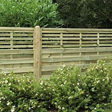 Forest 6' x 5' Kyoto Decorative Fence Panel
