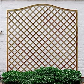 Forest 6' x 6' Pressure Treated Europa Hamburg Decorative Garden Screen Panel (1.8m x 1.8m)