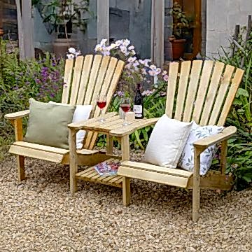 Forest Florida Wooden Garden Love Seat 6'2 x 3'1 (1.87m x 0.95m)