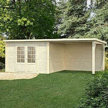 20x10 (6x3.2) Palmako Marseille 2 28mm Log Cabin 