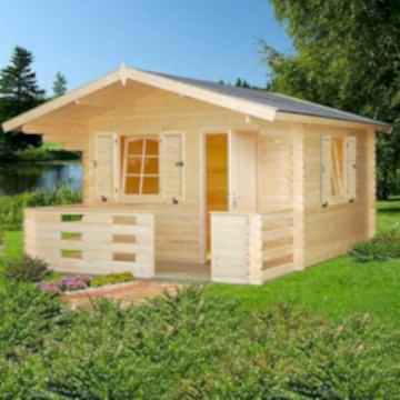12x12 (3.6x3.6m) Palmako Sylvi 34mm Log Cabin 