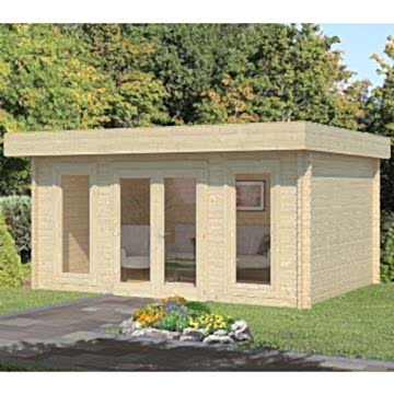 15'x11' (4.5x3.3m) Palmako Bret 44mm Log cabin 