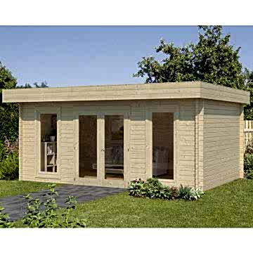 17'x13' (5.1x3.9m) Palmako Bret 44mm Log Cabin 