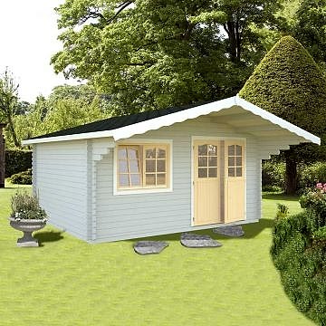 16x13 (4.8x3.9m) Palmako Sally 44mm Log Cabin 