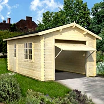 12x18 Palmako Single 44mm Garage - Up and Over Door