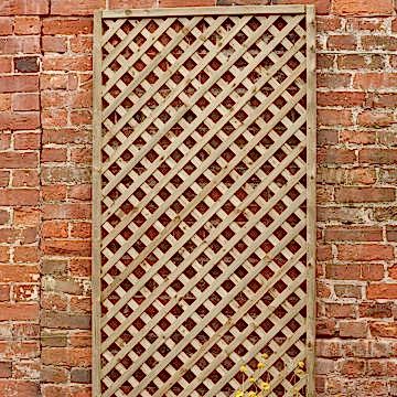 Forest 6' x 2' Rosemore Pressure Treated Diamond Lattice