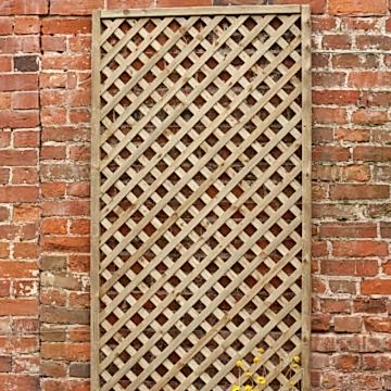 Forest 6' x 6' Rosemore Pressure Treated Diamond Lattice 