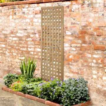 Forest 6' x 2' Premium Framed Decorative Contemporary Square Garden Trellis (1.8m x 0.6m)