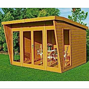 10'x10' (3x3m) Shire Highclere Summerhouse 
