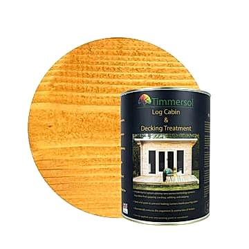Timmersol Honey Blushed Oak Log Cabin & Decking Treatment (5 Litres)