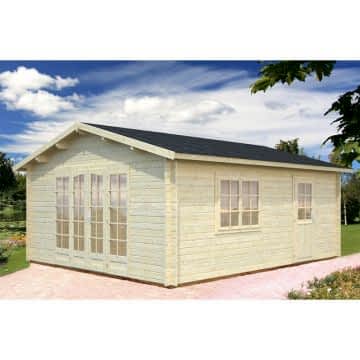15x18 Palmako Irene 44mm Log Cabin