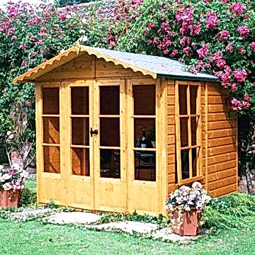 7��� x 10��� Shire Kensington Summer House (2.1m x 3.3m) 