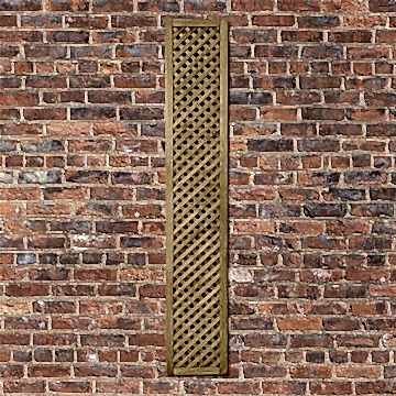 Forest 6' x 1' Wisley Pressure Treated Diamond Trellis