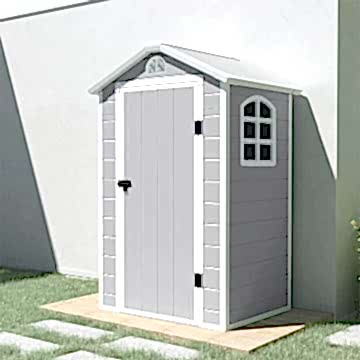 4' x 3' Lotus Animus Apex Plastic Shed with Floor 4' x 3' Lotus Animus Apex Plastic Shed with Floor