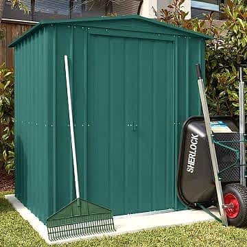 6'x4' (1.8x1.2m) Lotus Heritage Green Metal Shed 6'x4' (1.8x1.2m) Lotus Heritage Green Metal Shed