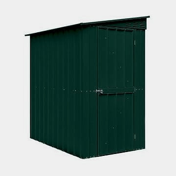 4' x 6' Lotus Heritage Green Lean-To Metal Shed (1.24m x 1.8m) 4' x 6' Lotus Heritage Green Lean-To Metal Shed (1.24m x 1.8m)