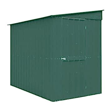 5' x 8' Lotus Heritage Green Lean-To Metal Shed (1.55m x 2.42m) 5' x 8' Lotus Heritage Green Lean-To Metal Shed (1.55m x 2.42m)