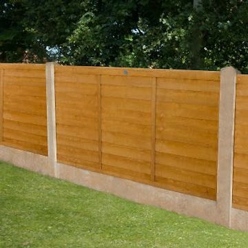 Forest 6' x 3' Straight Cut Overlap Fence Panels (1.83m x 0.91m)