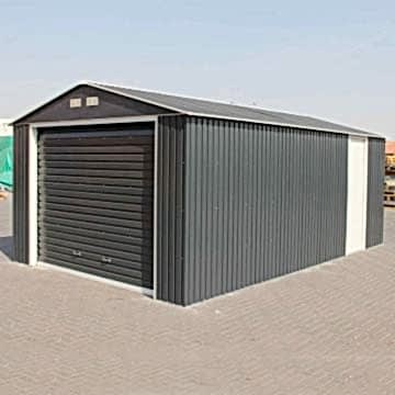 12x26 Olympian Anthracite Metal Garage 12x26 Olympian Anthracite Metal Garage