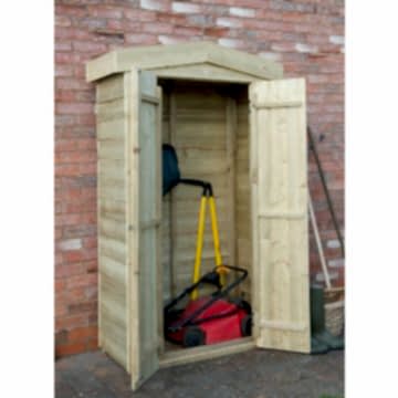 4x2 Store-Plus Pressure Treated Apex Tall Garden Store