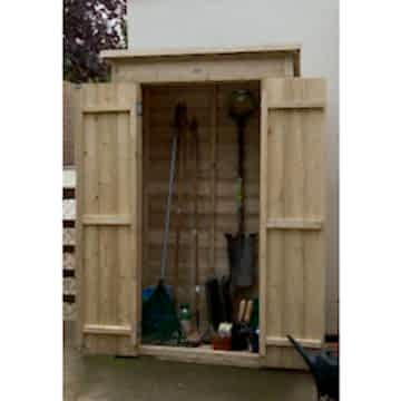 4x2 Pressure Treated Tall Pent Garden Store