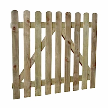 Forest Heavy Duty Pressure Treated Pale Gate 0.9 x 1.0m 