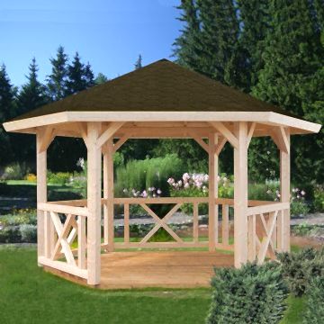 11'x11' (3.3x3.3m) Palmako Betty Pavilion 