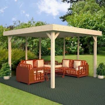 11' x 11' (3.5 x 3.5m) Palmako Lucy Garden Shelter