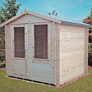 Shire Peckover 2.4m x 2.4m Log Cabin Summerhouse (19mm) 