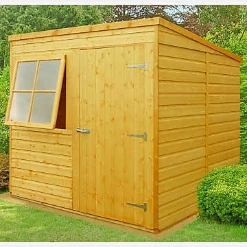 6'7 x 7' (2x2.1m) Shire Shiplap Pent Shed 