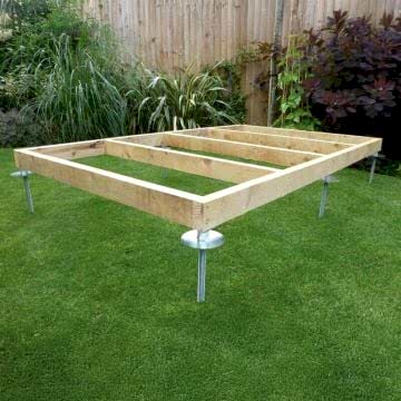 QuickJACK Adjustable Shed Base System for Soft Surfaces - Kit 5