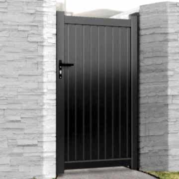 Devon Premium Aluminium Side Gate - Grey