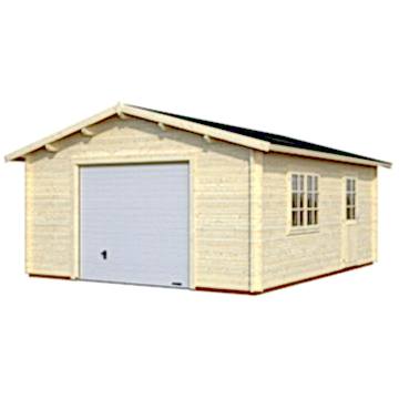15x18 Palmako Extra Wide 44mm Single Garage - Up and Over Door